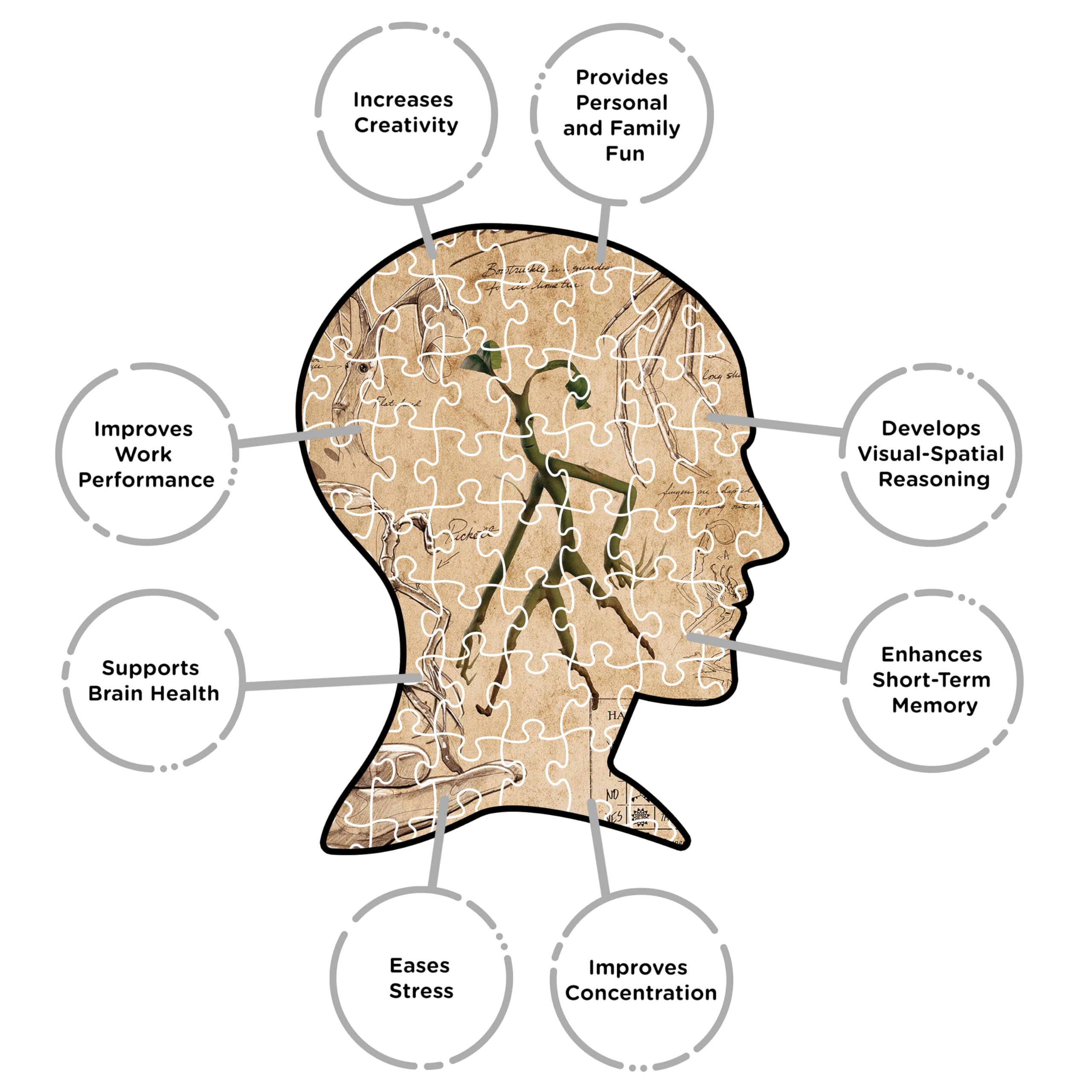 AQUARIUS Fantastic Beasts Bowtruckle (500 Piece Jigsaw Puzzle) - Glare Free - Precision Fit - Officially Licensed Fantastic Beasts Merchandise & Collectibles - 14x19 Inches - Image 5