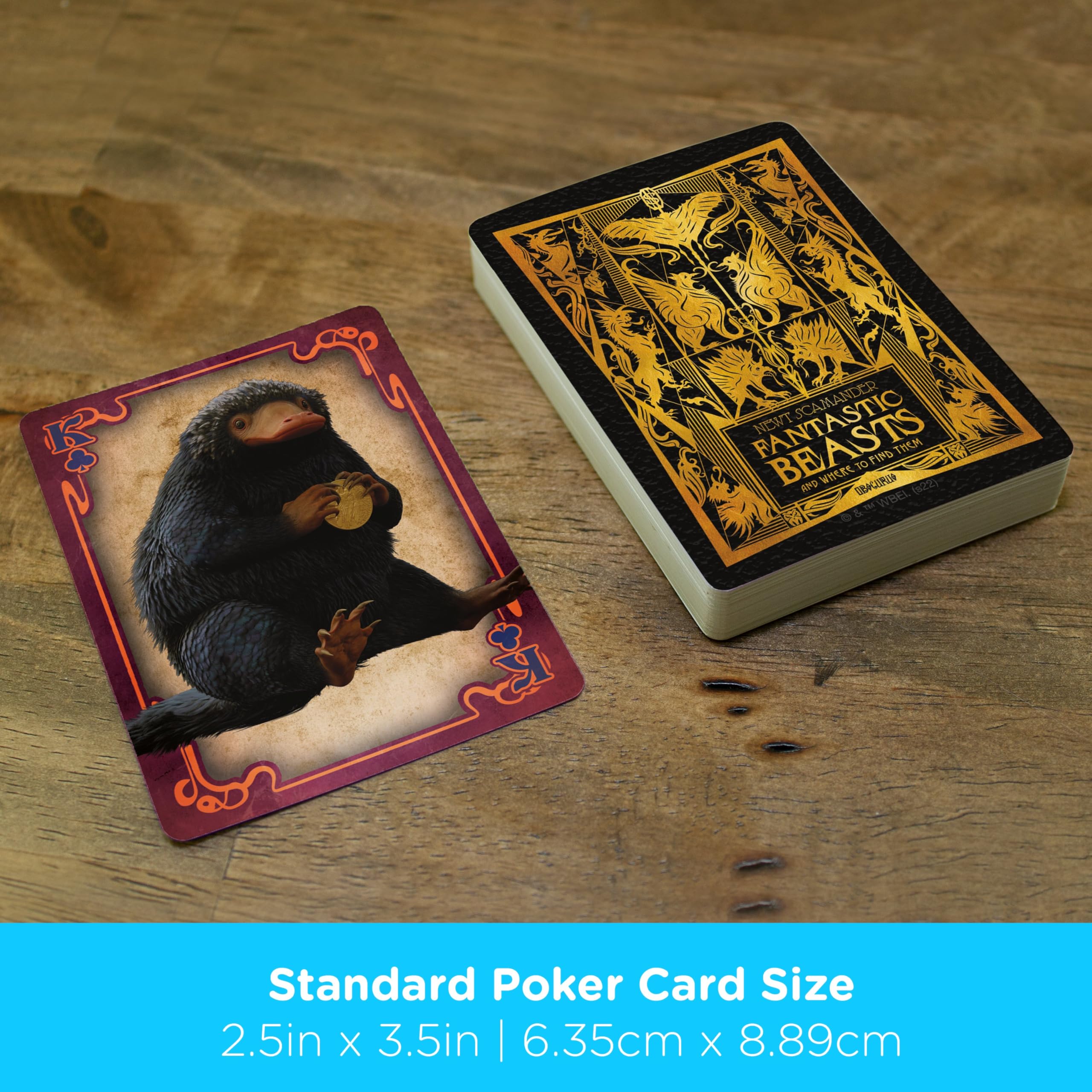 AQUARIUS Fantastic Beasts Playing Cards - Fantastic Beasts Themed Deck of Cards for Your Favorite Card Games - Officially Licensed Fantastic Beasts Merchandise & Collectibles - Image 5