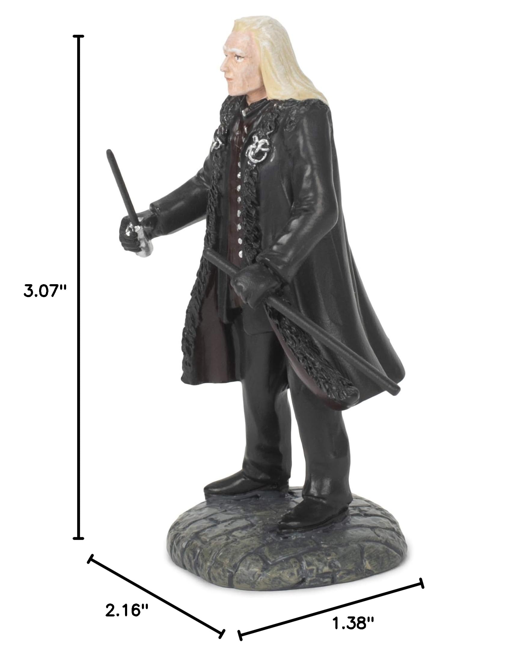 Department 56 Harry Potter Village Accessories Lucius Malfoy Figurine, 3.07 Inch, Multicolor - Image 7