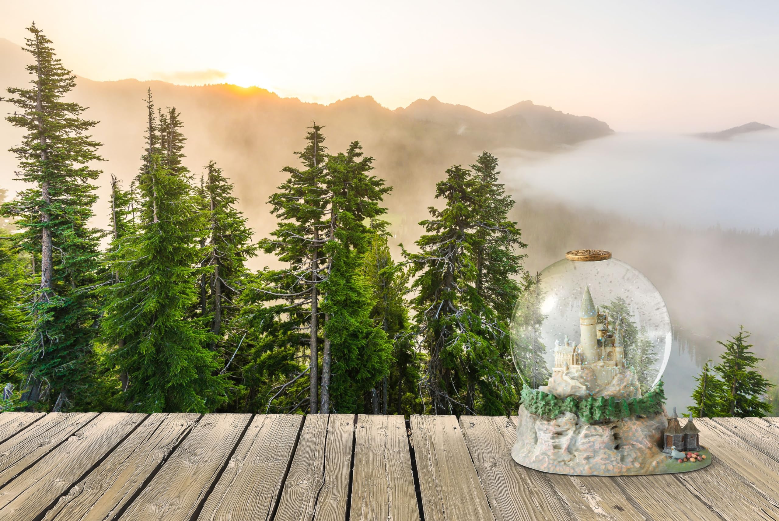 Enesco Wizarding World of Harry Potter Hogwarts Castle Water Globe, 7.1 Inch, Multicolor - Image 8