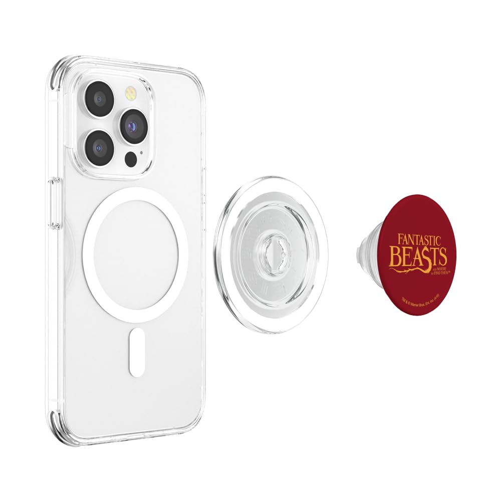 Fantastic Beasts and Where to Find Them Logo PopSockets MagSafe PopGrip for iPhone - Image 4