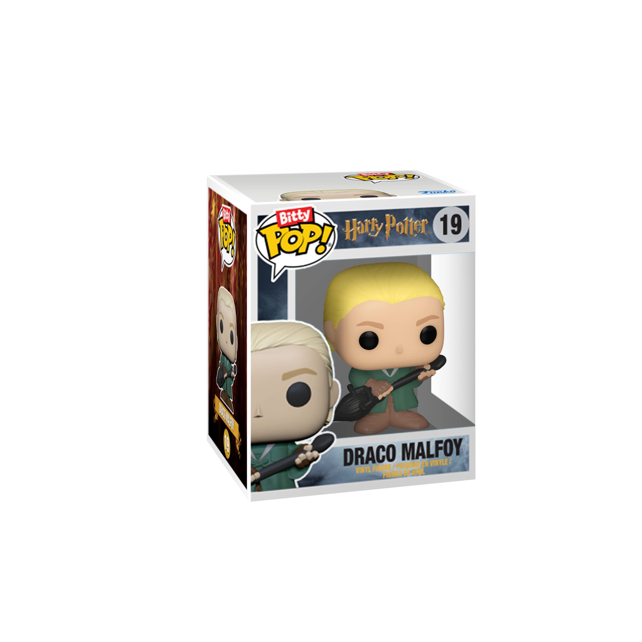 Funko Bitty POP! HP - Voldemort, 4-Pack - Lord Voldemort, Draco Malfoy (Quidditch), Bellatrix Lestrange and A Surprise Mystery Mini Figure - 0.9 Inch (2.2 Cm) - Harry Potter Collectable - Gift Idea - Image 8