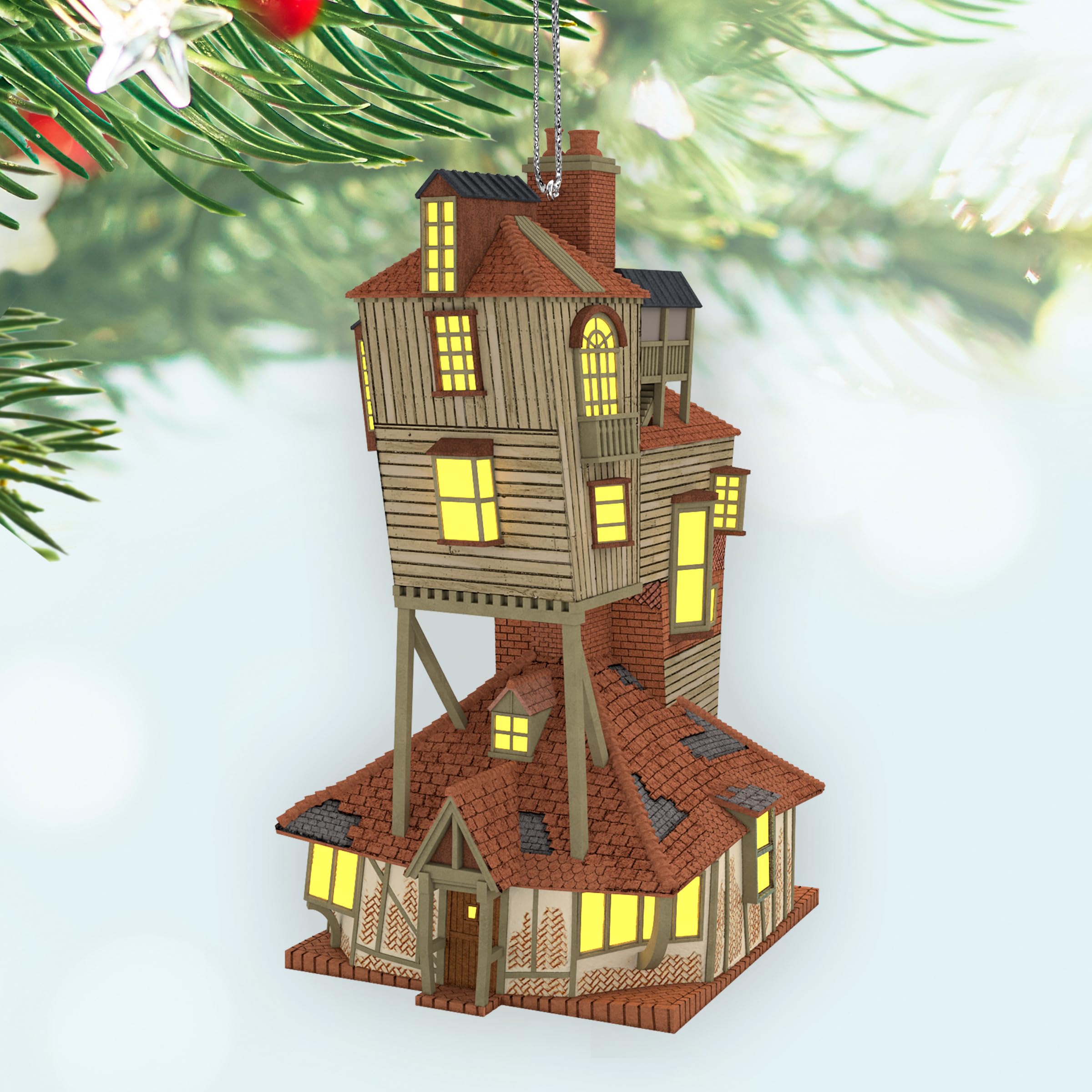 Hallmark Keepsake Christmas Ornament, Harry Potter The Burrow, Gifts for Harry Potter Fans - Image 3