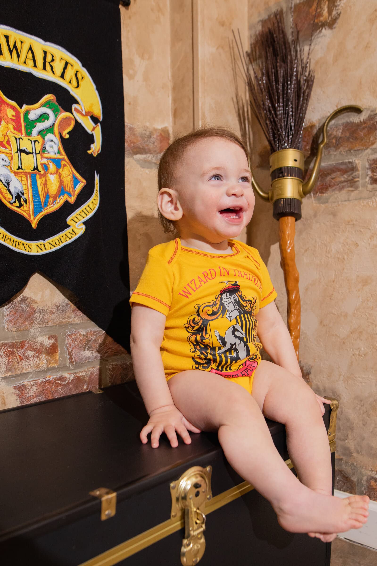 Harry Potter Baby 4 Pack Bodysuits Newborn to Infant - Image 3