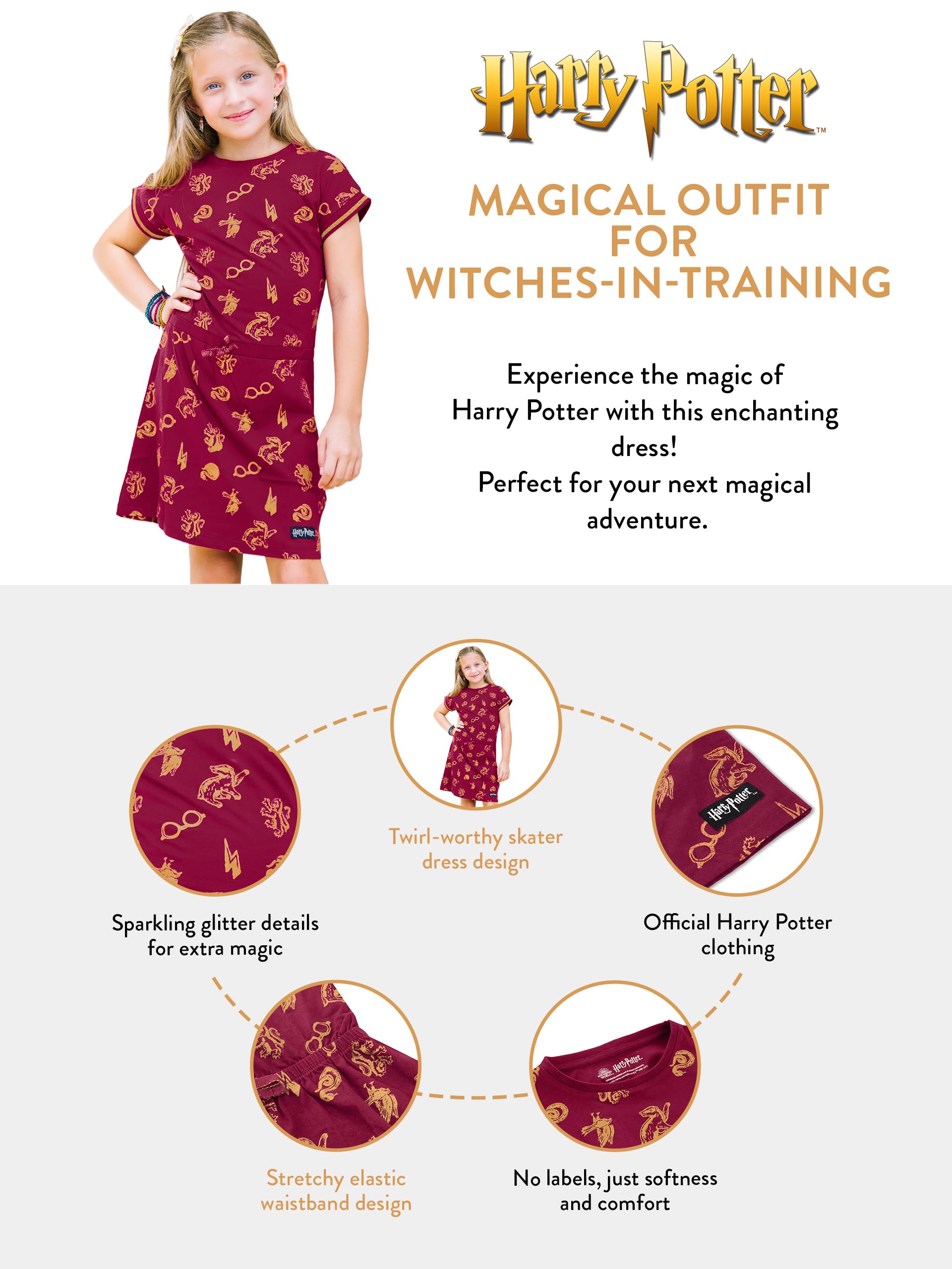 Harry Potter Dress | Girls Summer Dress Girls’ Dresses - Image 4
