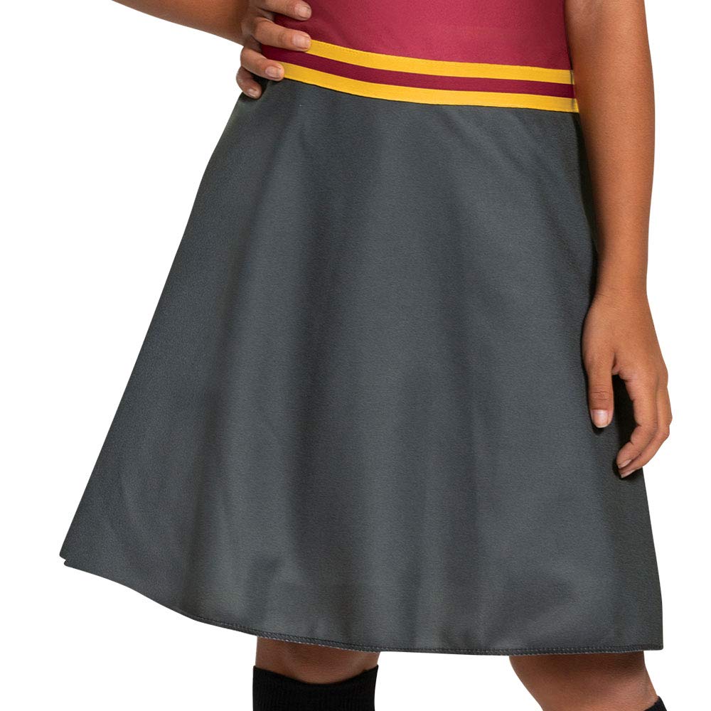 Harry Potter Dress, Official Hogwarts Wizarding World Costume Outfit, Classic Kids Size Dress with Collar and Tie - Image 4