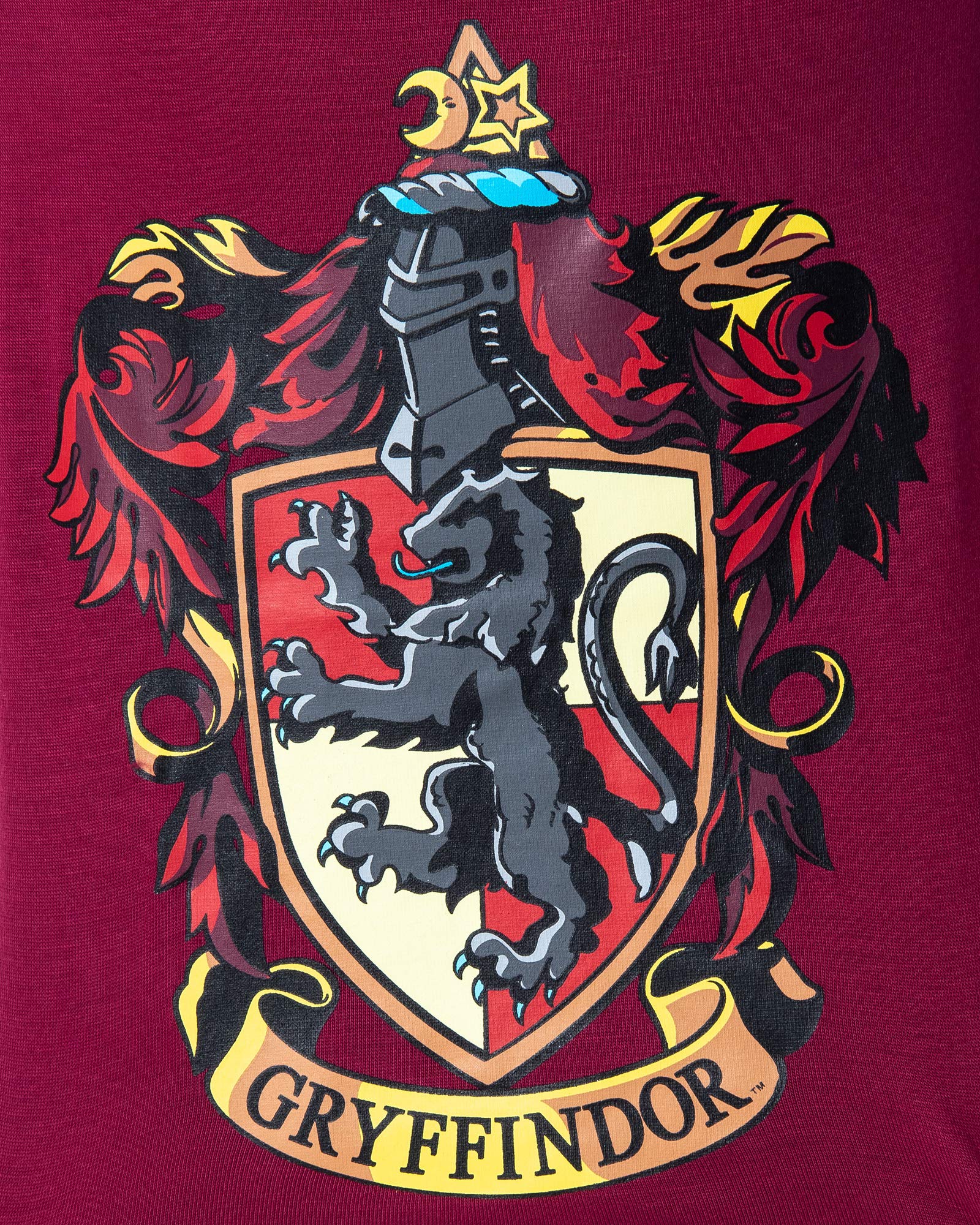 Harry Potter Girls' Hogwarts Castle Shirt and Shorts Sleepwear Pajama Set - All 4 Houses Available - Image 4