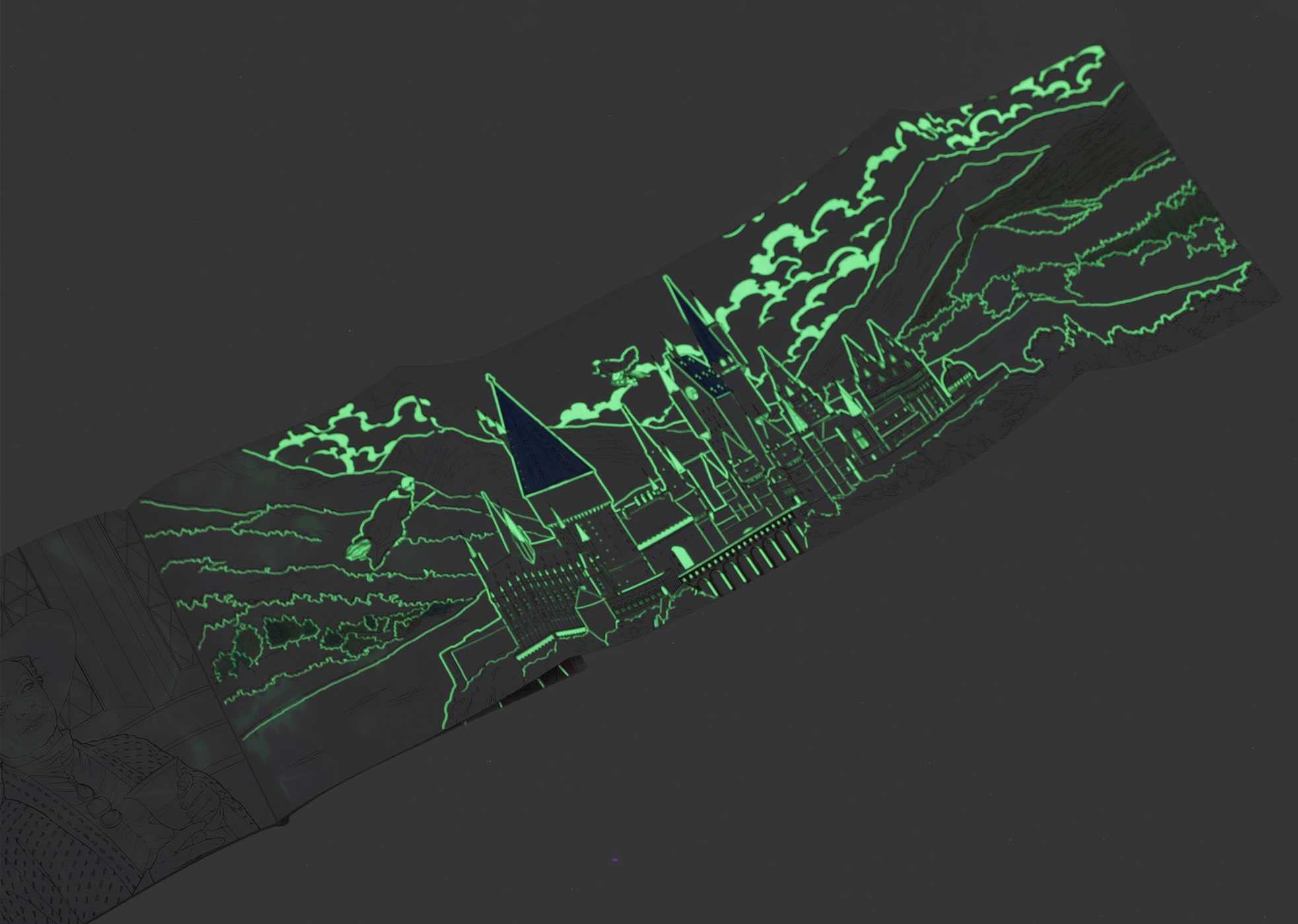 Harry Potter Glow-in-the-Dark Coloring Book - Image 4