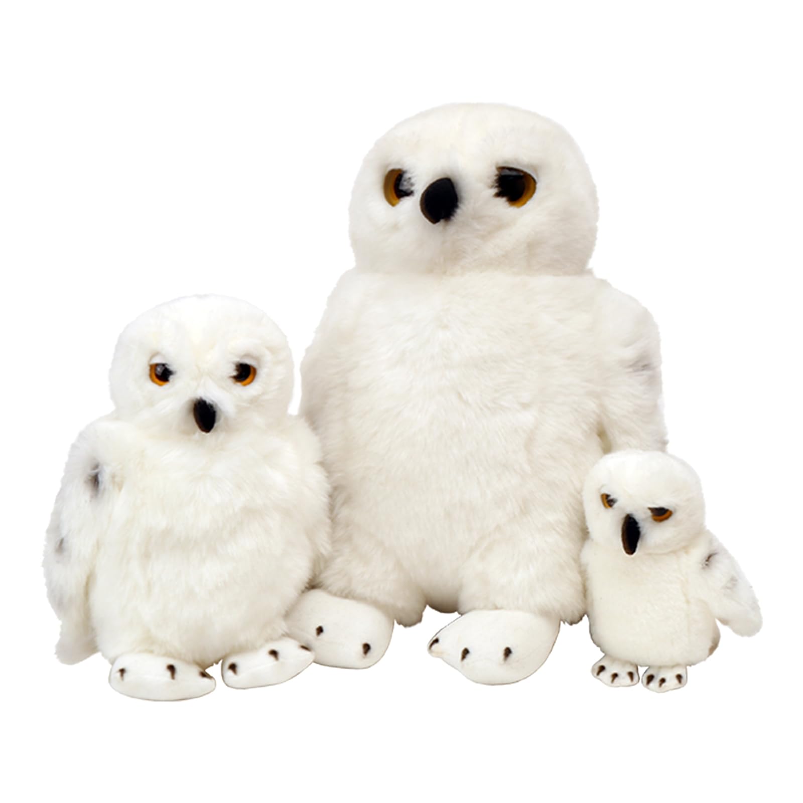 Harry Potter Hedwig Soft Toy - Medium 8" Plush Toy Owl - Collectible - White Snowy Owl with Yellow Eyes & Black Beak - Stuffed Animal Gift for Fans, Kids & Collectors - Image 5