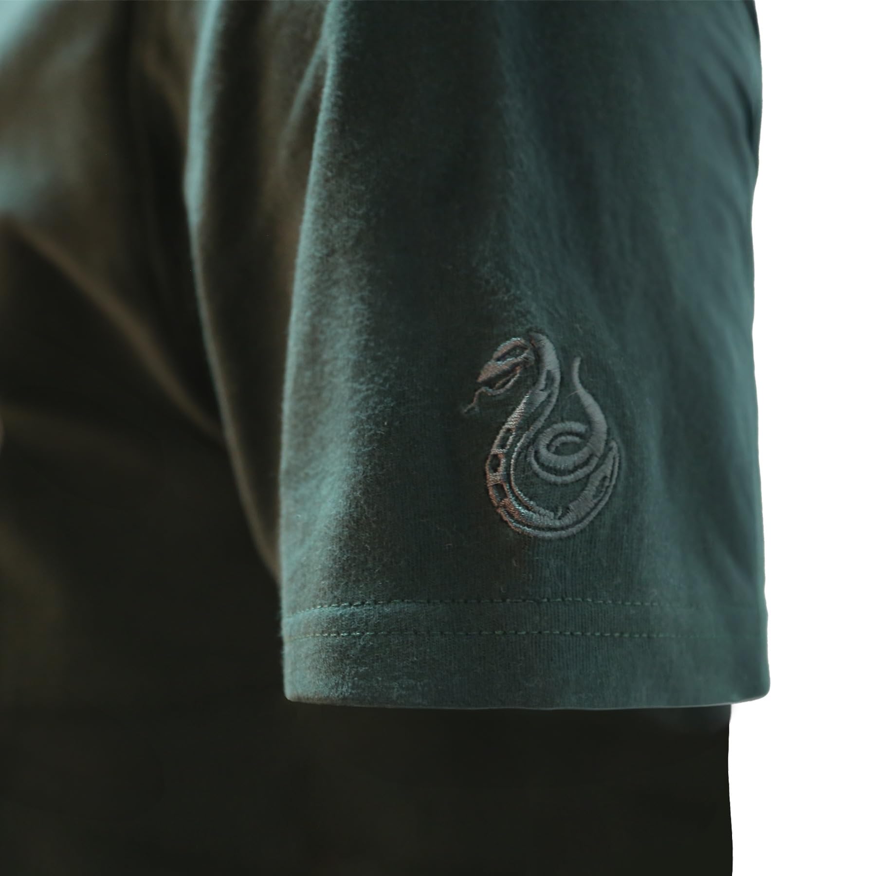 Harry Potter House T-Shirt - Puff-Print Crest, Embroidery Accents, 100% Cotton Short Sleeve Jersey Top - Wizarding World - Image 4