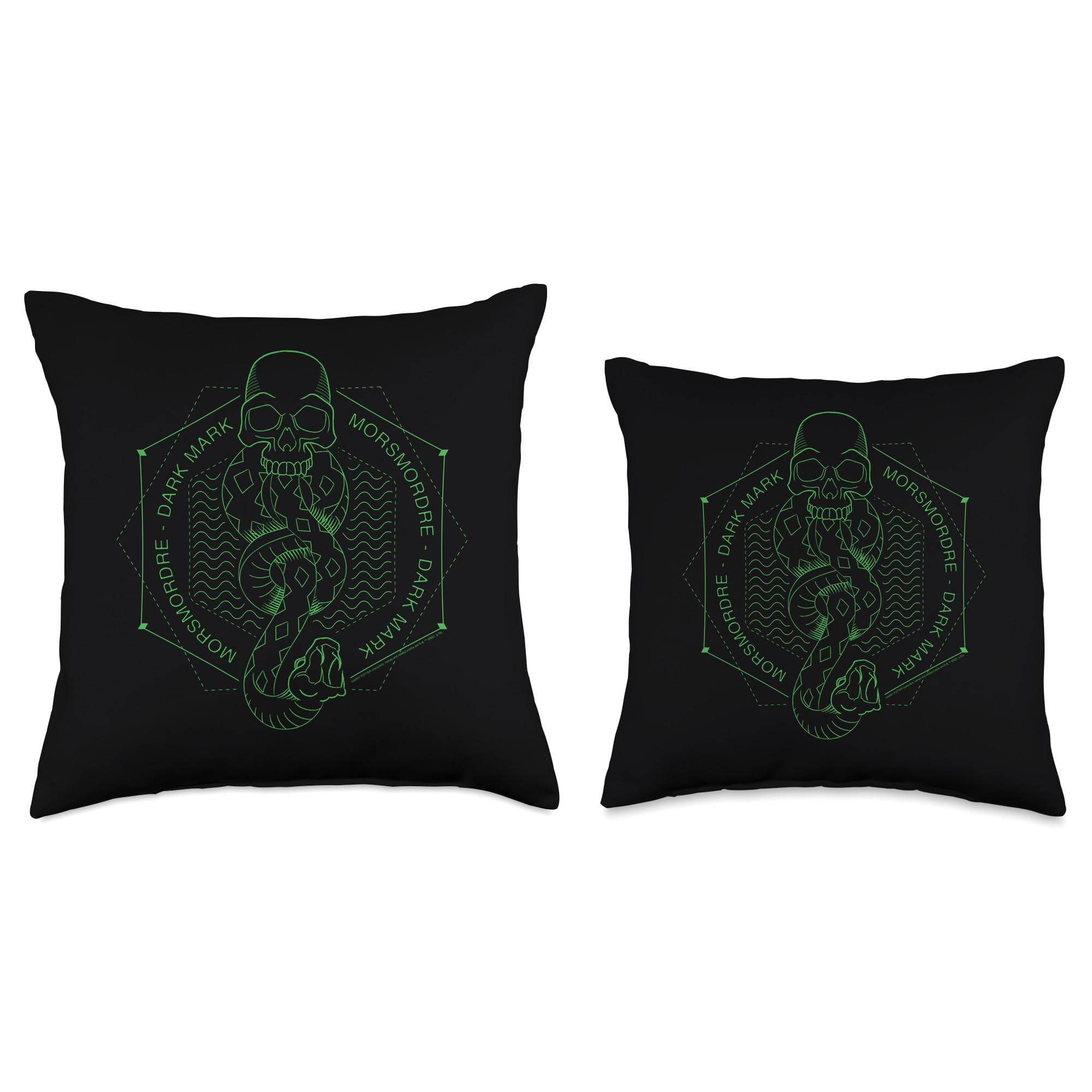 Harry Potter Morsmordre Dark Mark Throw Pillow - Image 3