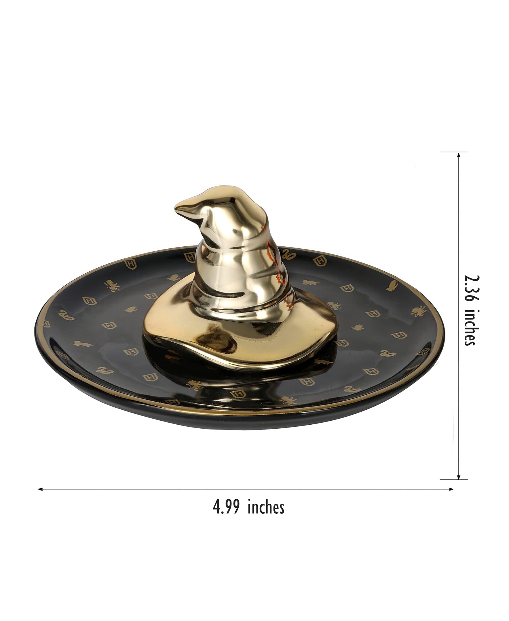 Harry Potter Sorting Hat Ceramic Trinket Tray - 3D Trinket Jewelry Holder, Bracelets Rings Earrings Storage Dish - Image 7