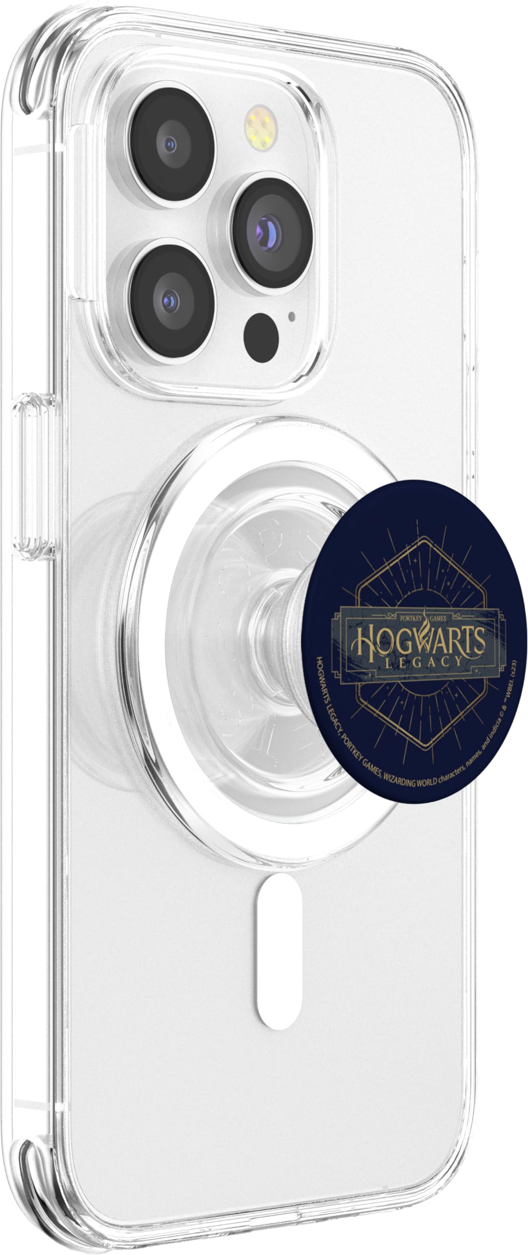 Hogwarts Legacy Gold Diamond Flame Logo PopSockets MagSafe PopGrip for iPhone - Image 3
