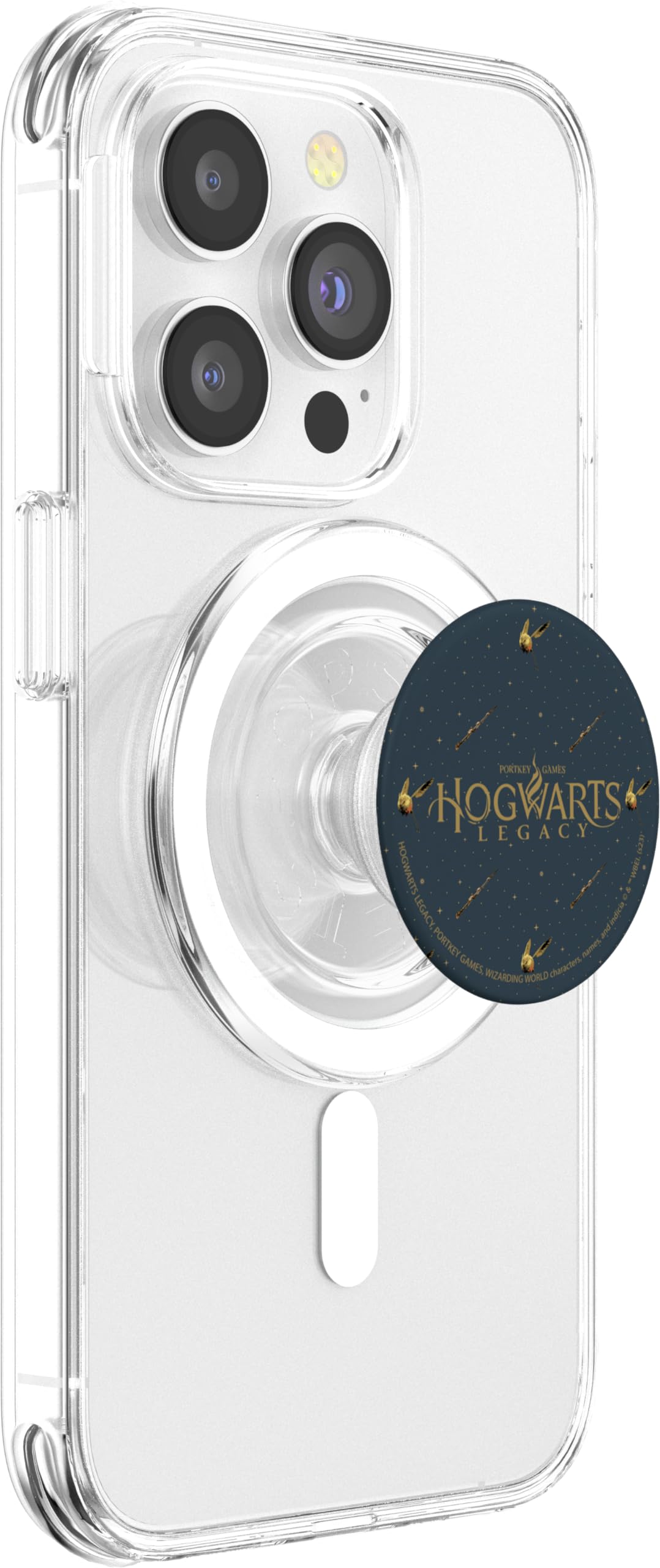Hogwarts Legacy Portkey Games Golden Snidget Logo PopSockets MagSafe PopGrip for iPhone - Image 3