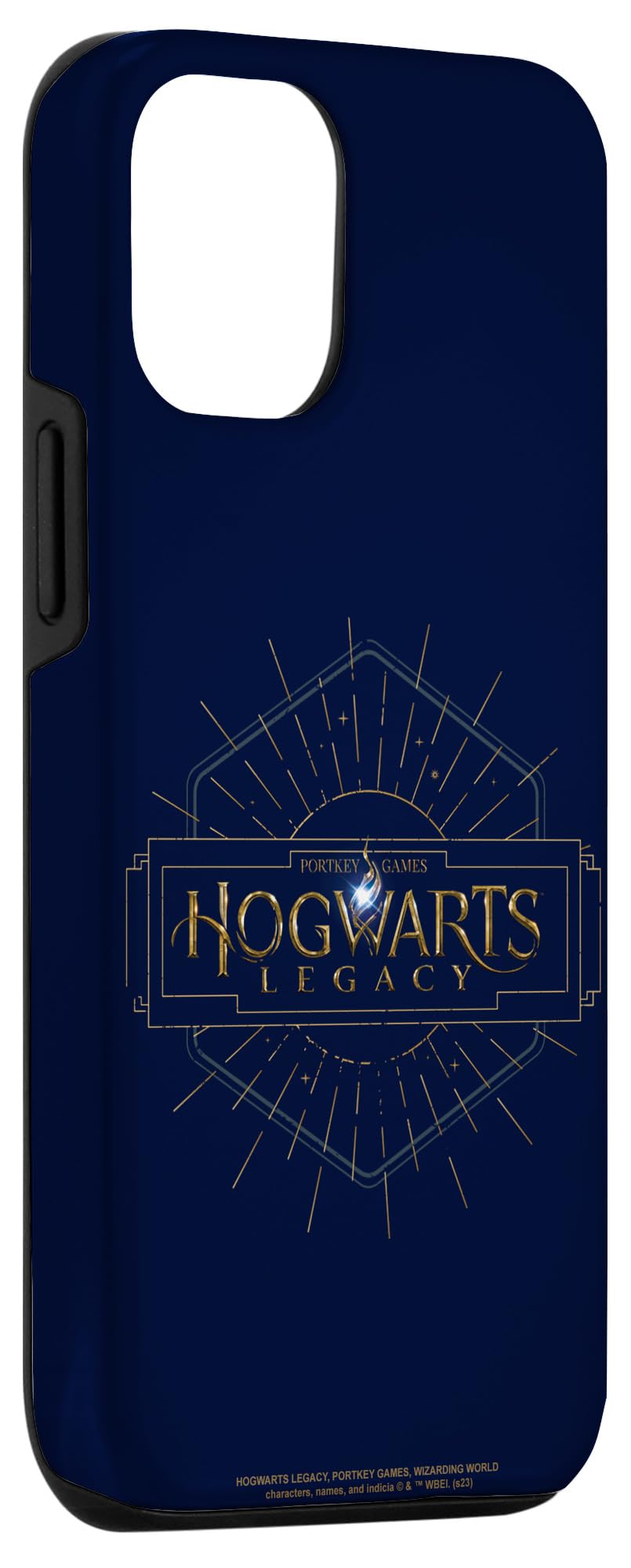 iPhone 15 Hogwarts Legacy Gold Starburst Diamond Logo V2 Case - Image 3