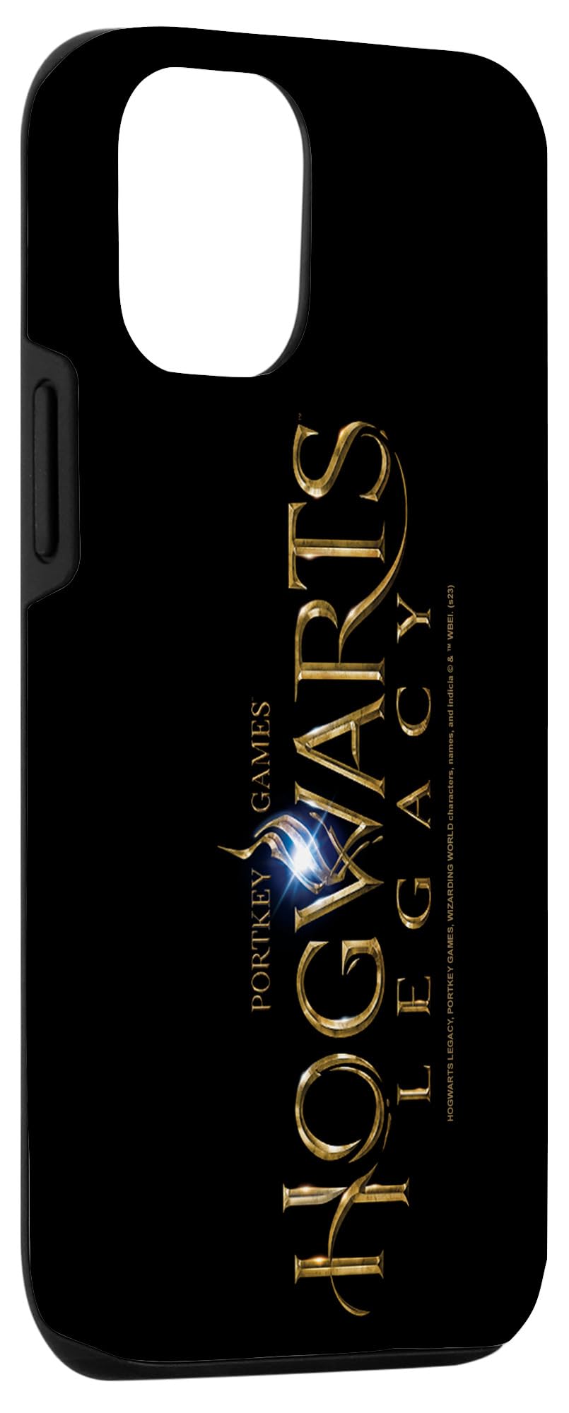 iPhone 15 Hogwarts Legacy White Flame Gold Logo V2 Case - Image 3