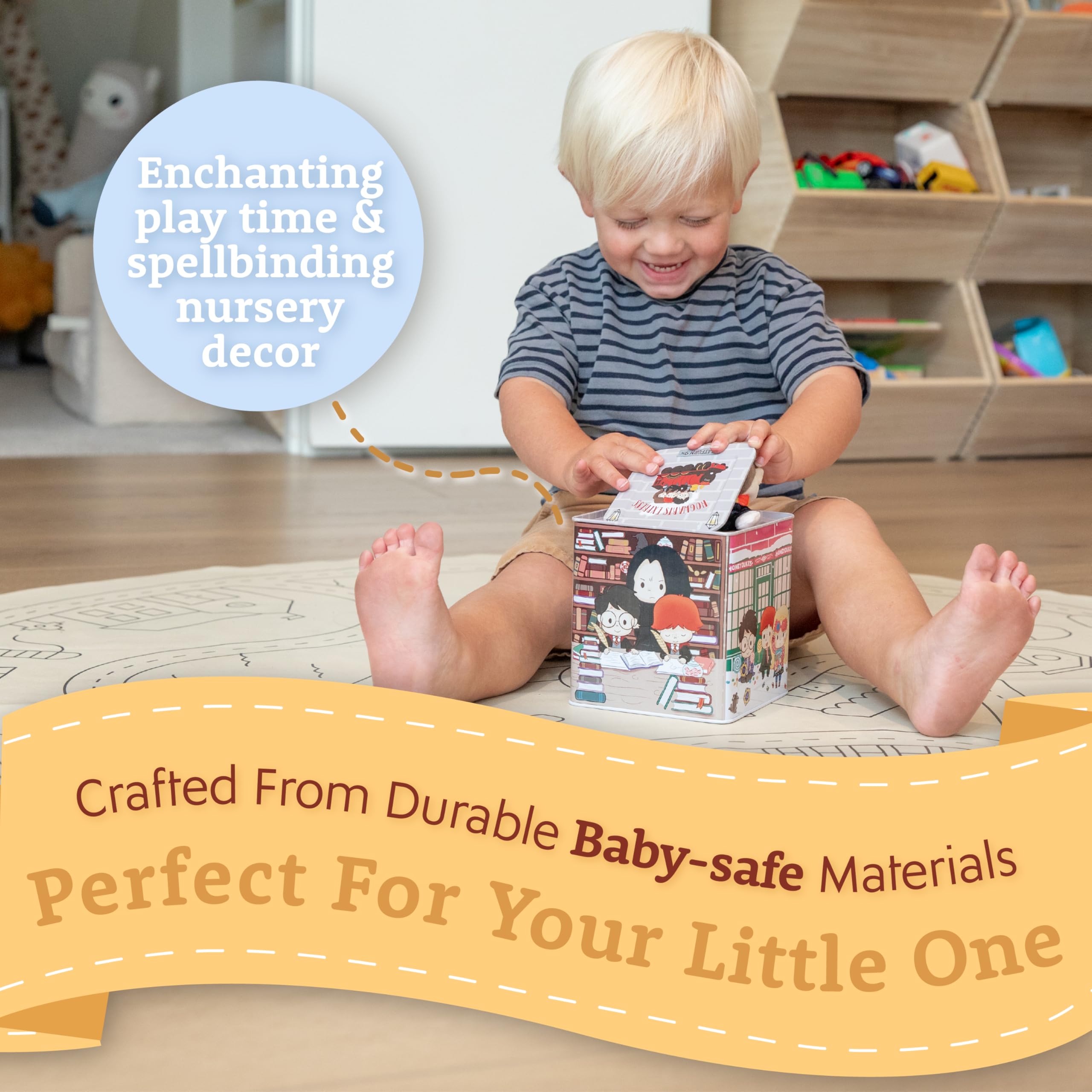 Kids Preferred Harry Potter Jack-in-The-Box - Musical Toy for Babies Multi,6.5" - Image 4