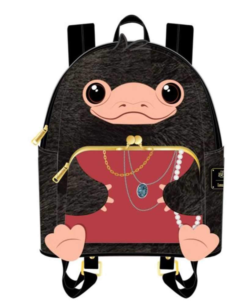 Loungefly Fantastic Beasts Niffler Cosplay Womens Double Strap Shoulder Bag Purse - Image 4