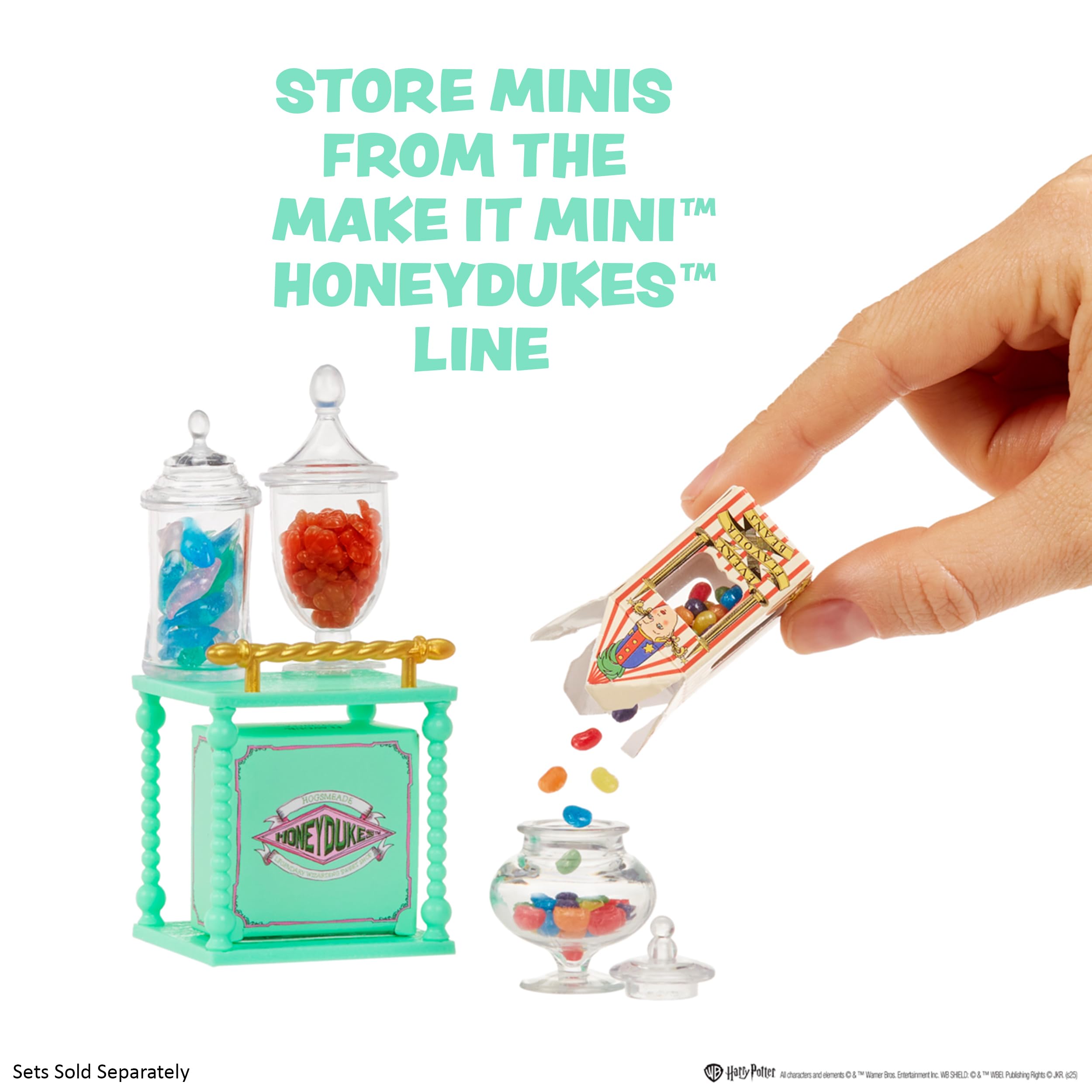 MGA's Miniverse Make It Mini Honeydukes Trolley Harry Potter Mini Collectibles, 50+ Pieces, DIY, Resin Play, Replica Food, NOT Edible, Collectors, 8+ - Image 8