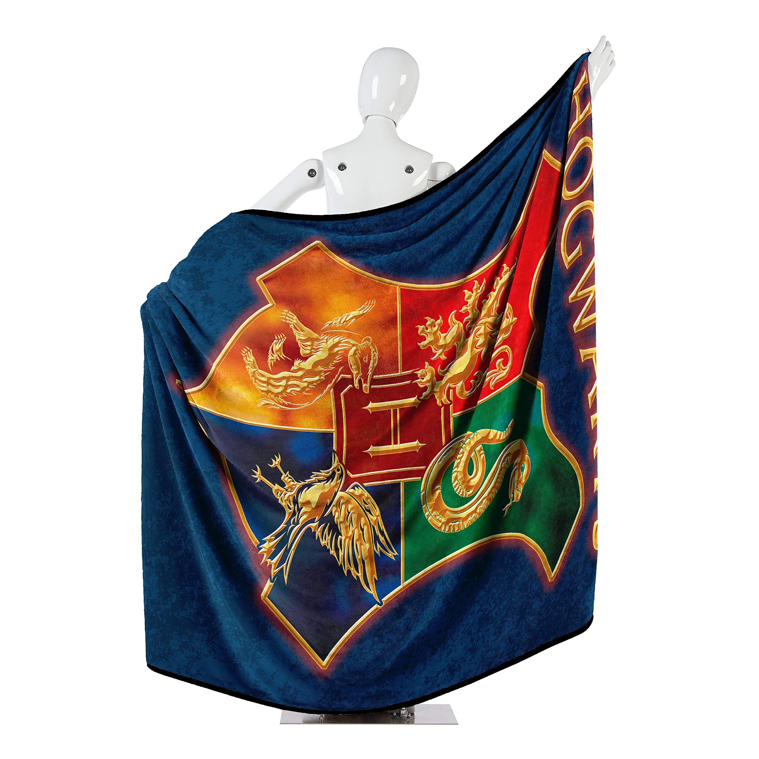 Northwest Harry Potter Silk Touch Throw Blanket, 60" x 80", School Rules - Image 5