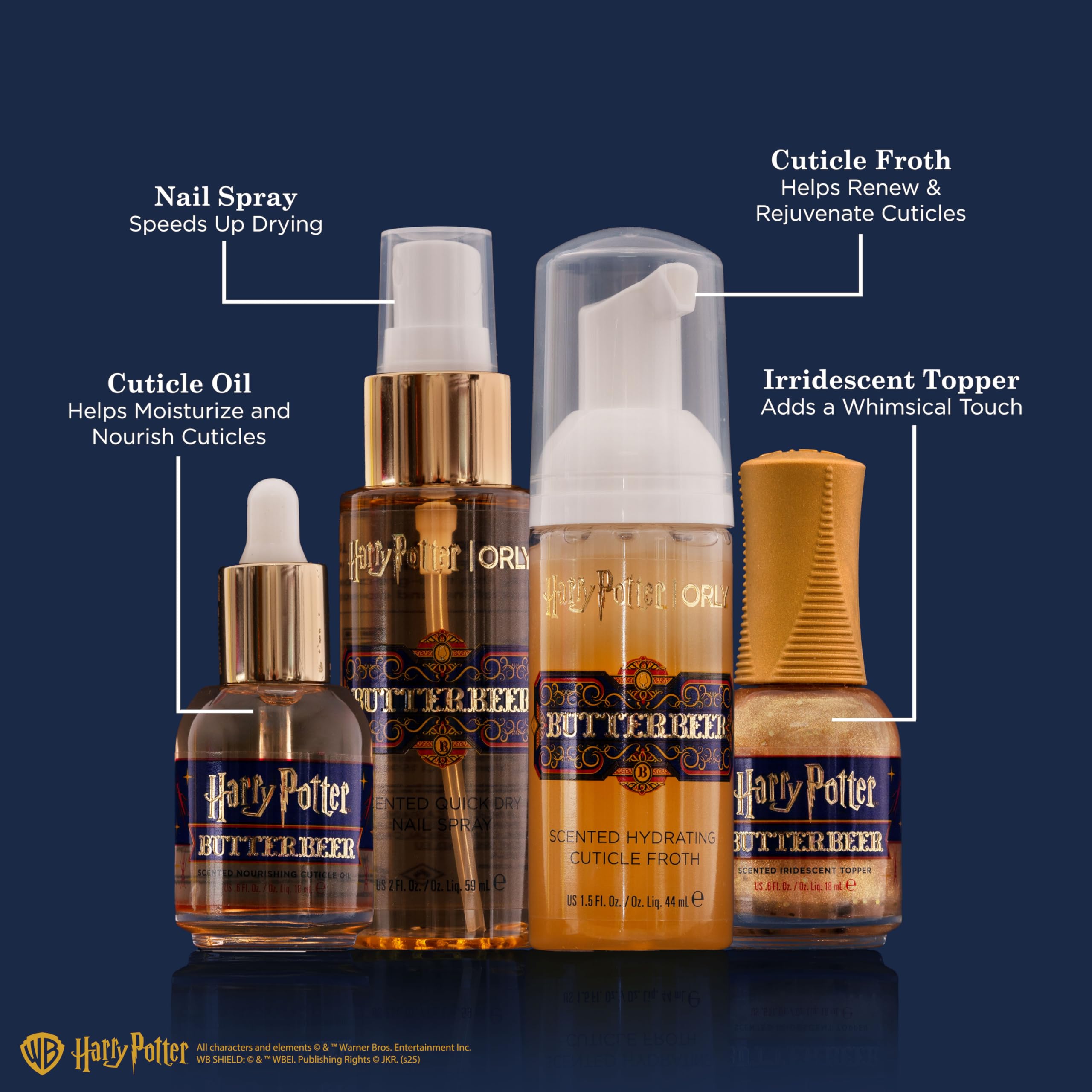 Orly X HARRY POTTER™ BUTTERBEER™ Nail Care Collection (Cuticle Froth) - Image 7