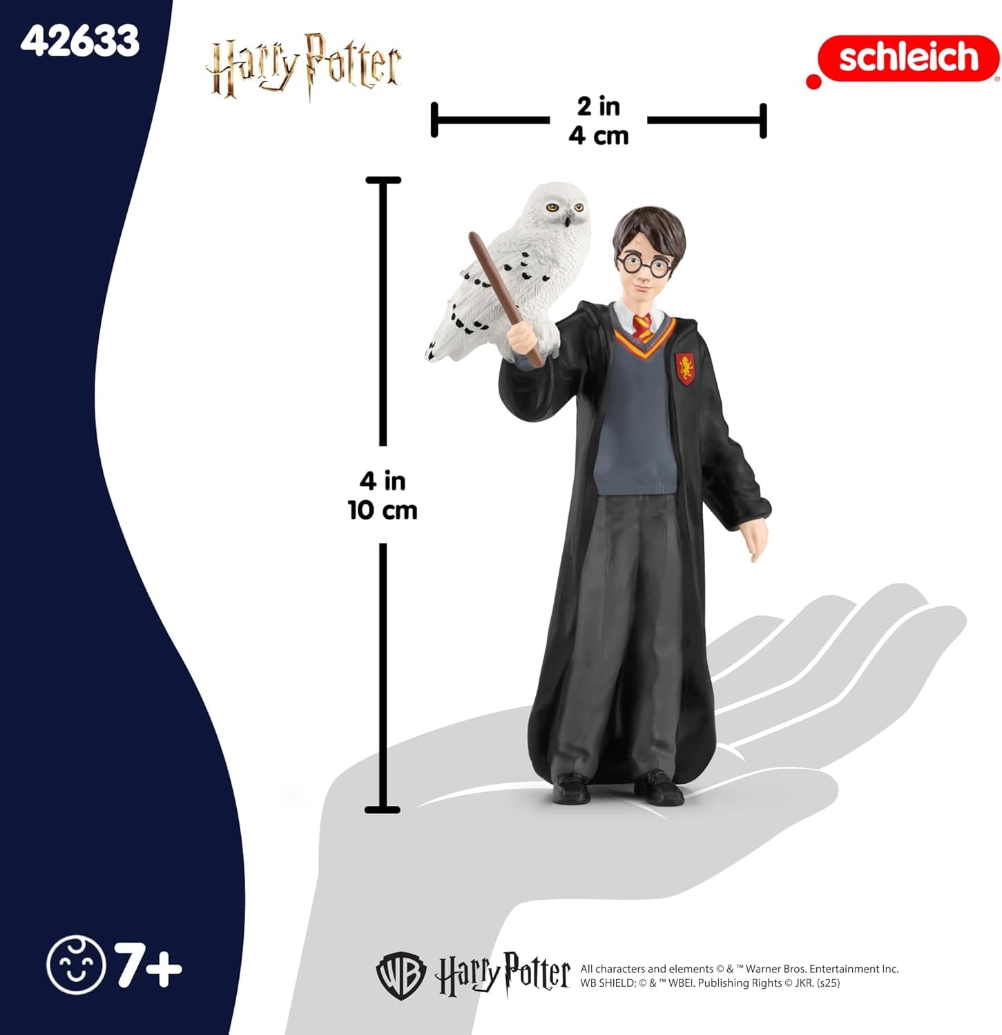 Schleich Harry Potter - 2 PC Harry Potter Set with Snow Owl Toy - Wizarding World Collectible Figures for Kids and Adults - Toys for Ages 6+ | 42633 - Image 5