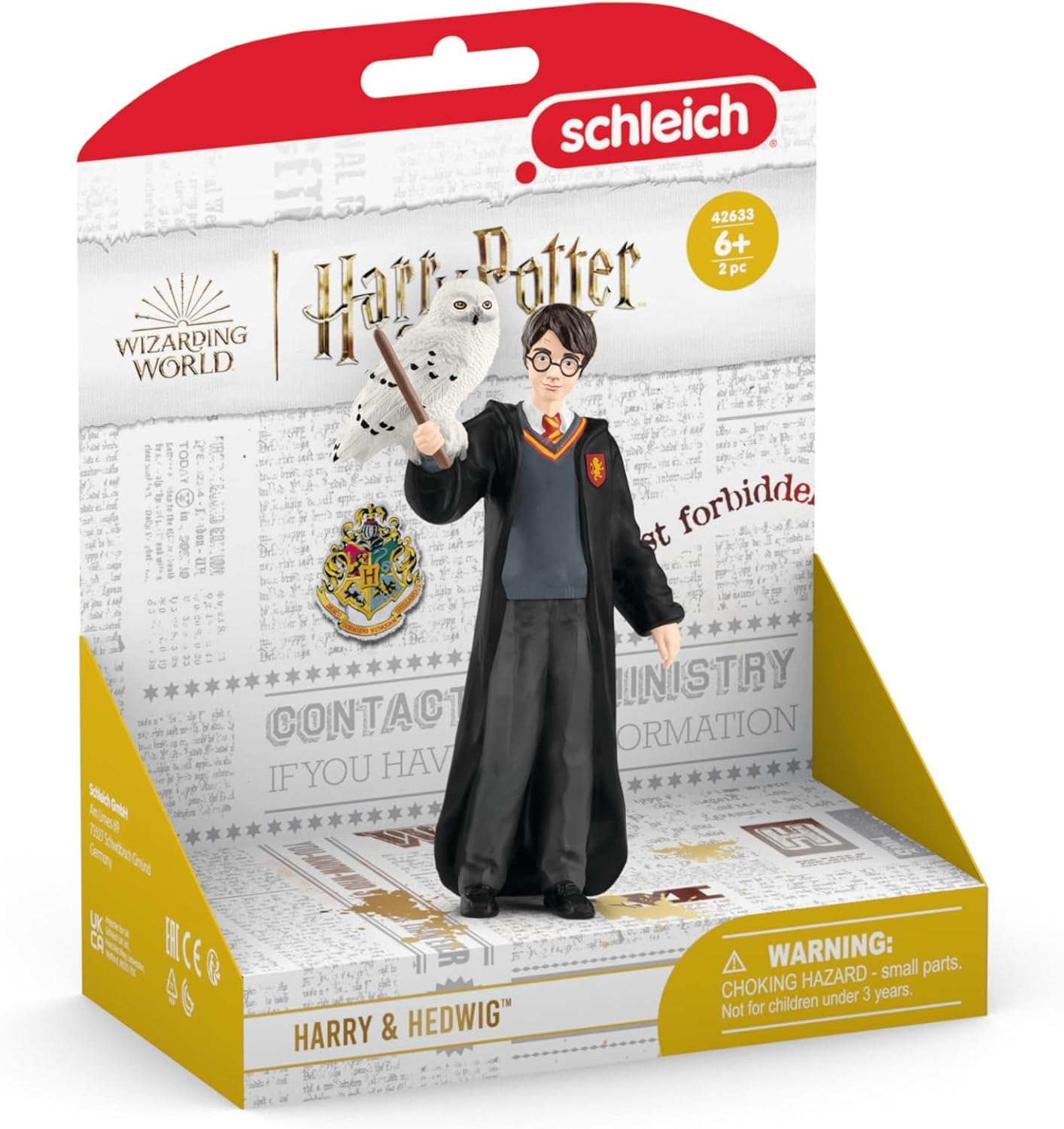 Schleich Harry Potter - 2 PC Harry Potter Set with Snow Owl Toy - Wizarding World Collectible Figures for Kids and Adults - Toys for Ages 6+ | 42633 - Image 7