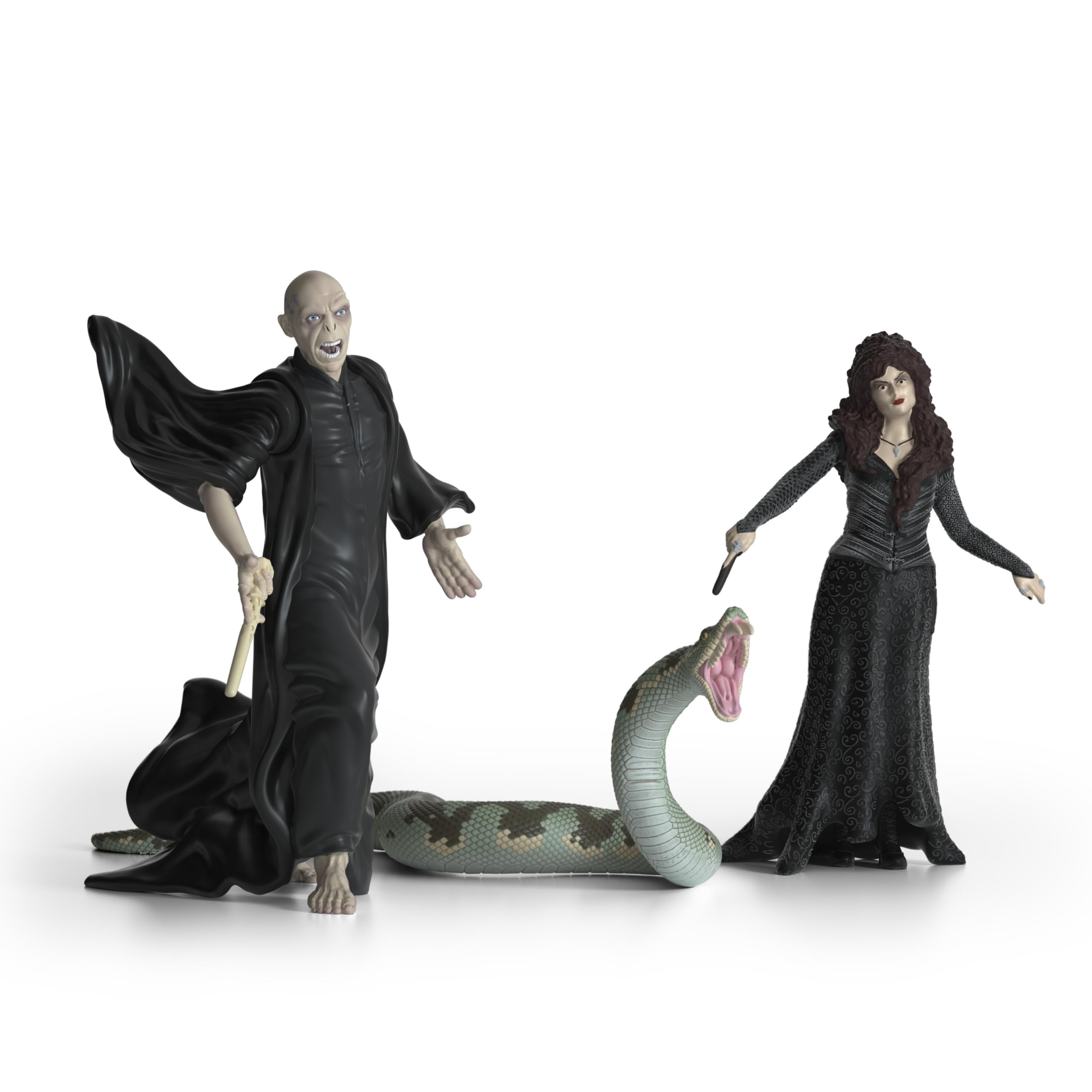 Schleich Harry Potter - 3PC Voldemort, Bellatrix Lestrange and Nagini Figurines - Harry Potter Set - Wizarding World Collectible Figures for Kids and Adults - Ages 6+ | 42684 - Image 6