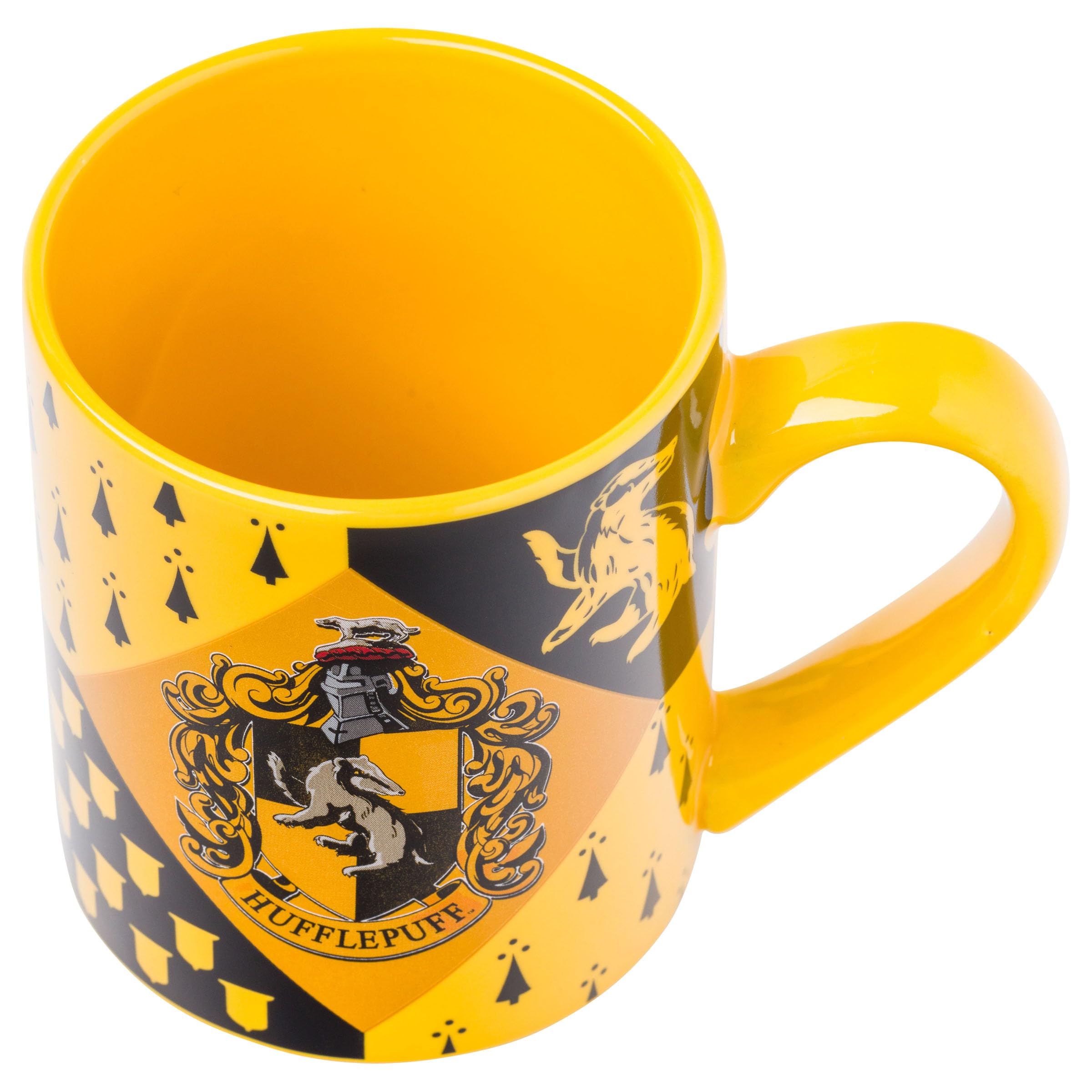 Silver Buffalo Harry Potter Hufflepuff House Crest Ceramic Mug, 14 Ounces - Image 3