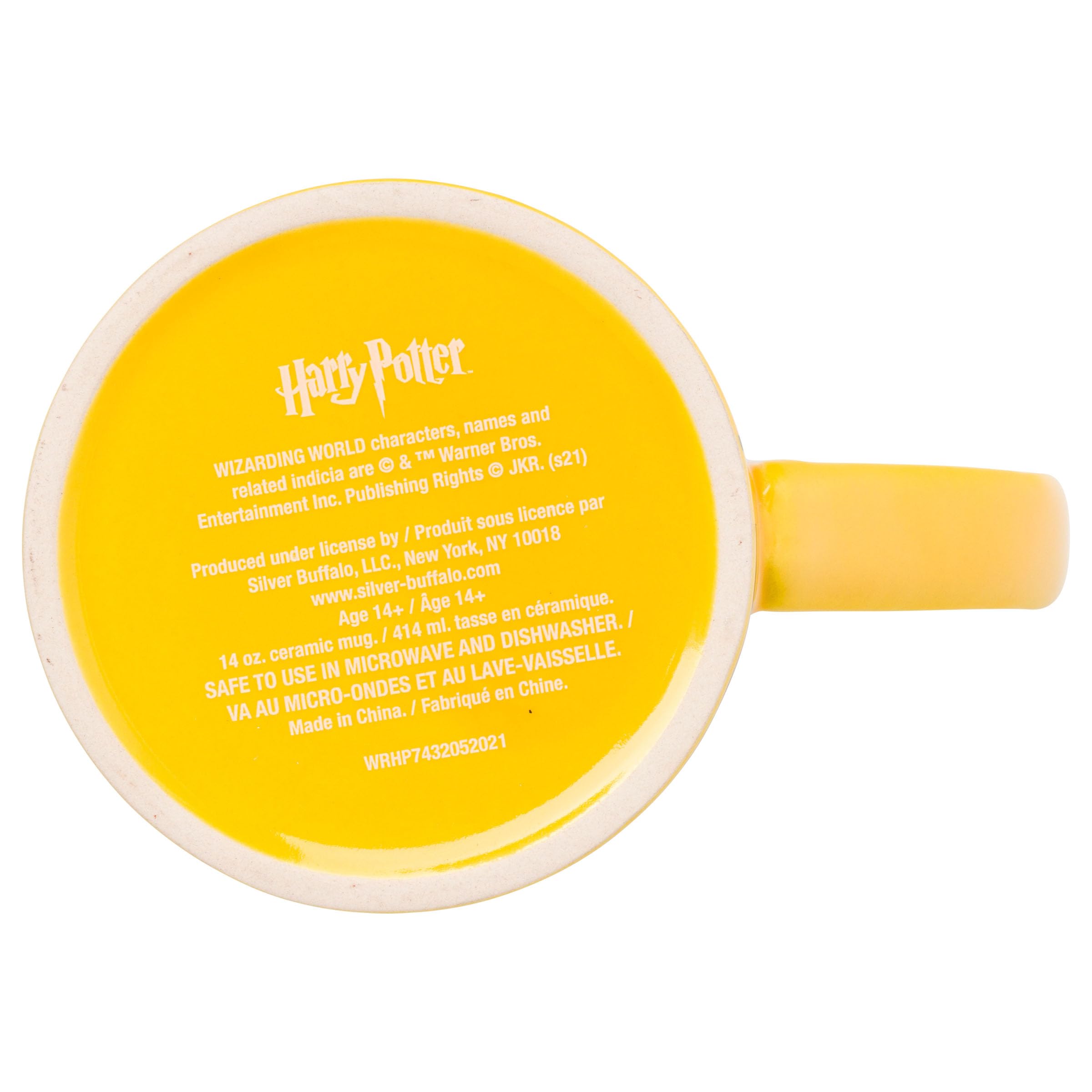 Silver Buffalo Harry Potter Hufflepuff House Crest Ceramic Mug, 14 Ounces - Image 4