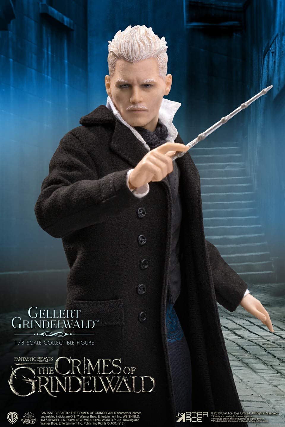 Star Ace Toys Fantastic Beasts: The Crimes of Grindelwald: Gellert Grindelwald 1: 8 Scale Collectible Action Figure, Multicolor - Image 4