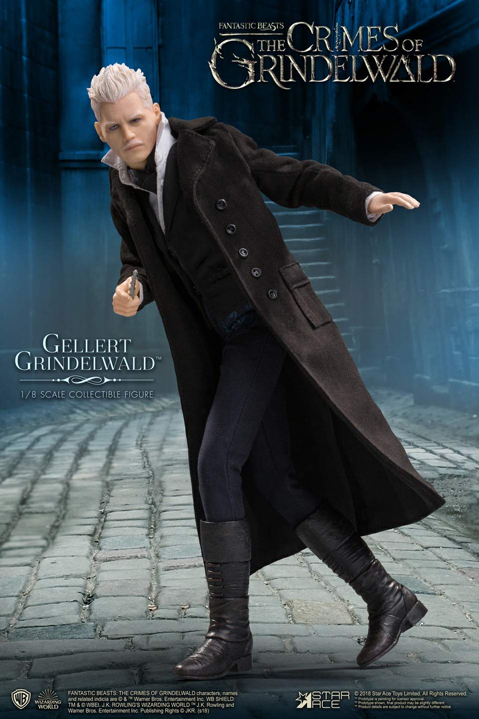 Star Ace Toys Fantastic Beasts: The Crimes of Grindelwald: Gellert Grindelwald 1: 8 Scale Collectible Action Figure, Multicolor - Image 5