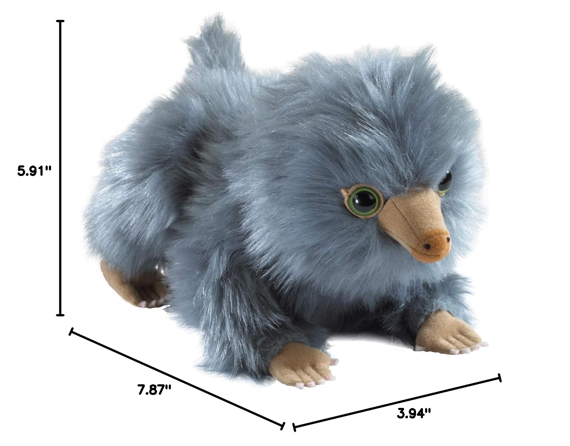 The Noble Collection Fantastic Beasts Baby Niffler Plush - Gray - Image 10
