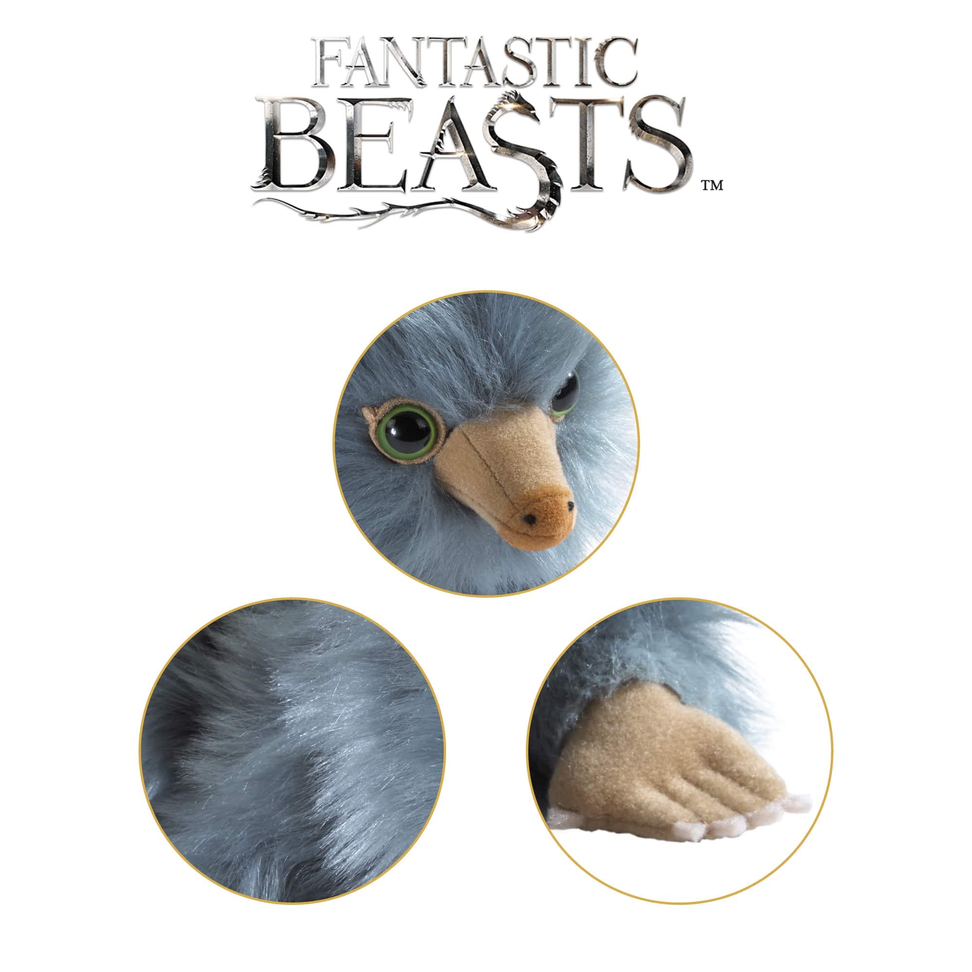 The Noble Collection Fantastic Beasts Baby Niffler Plush - Gray - Image 5
