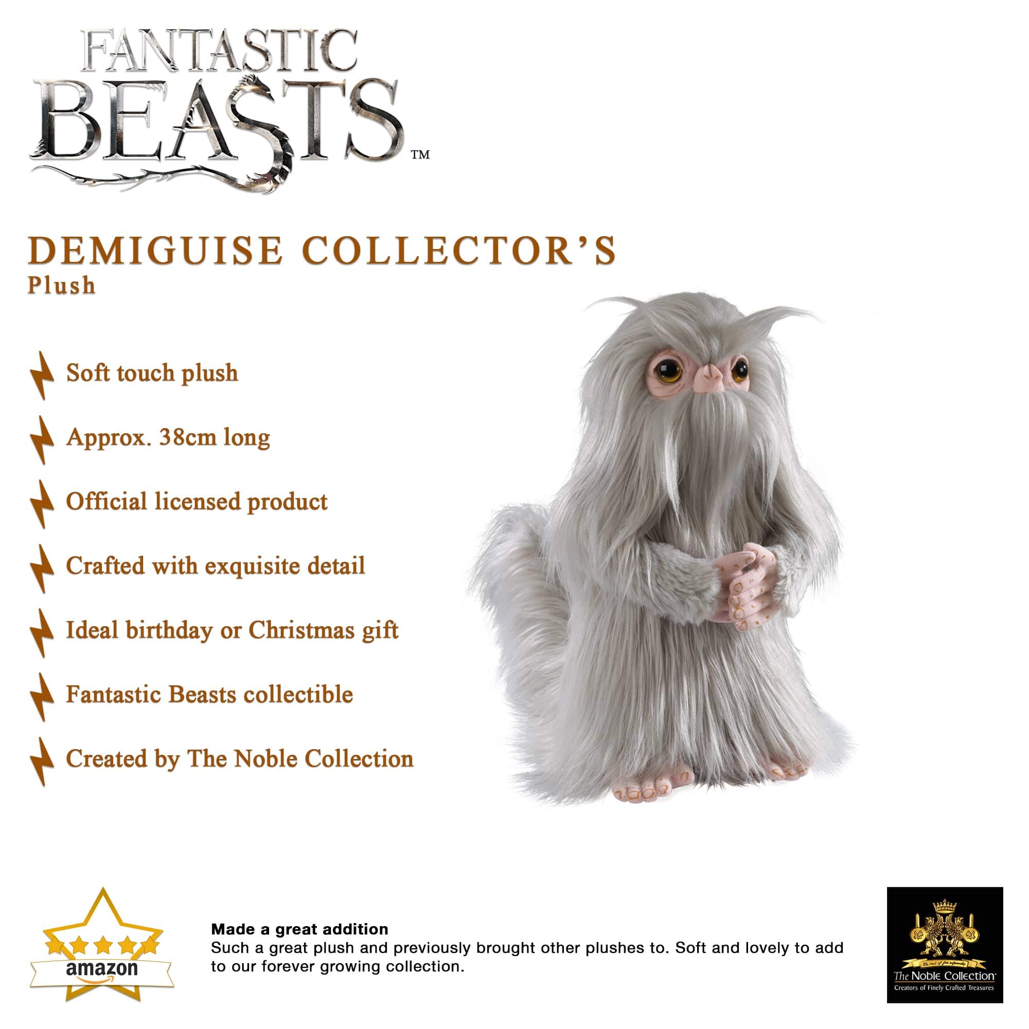 The Noble Collection Fantastic Beasts Demiguise Collector Plush - Image 4
